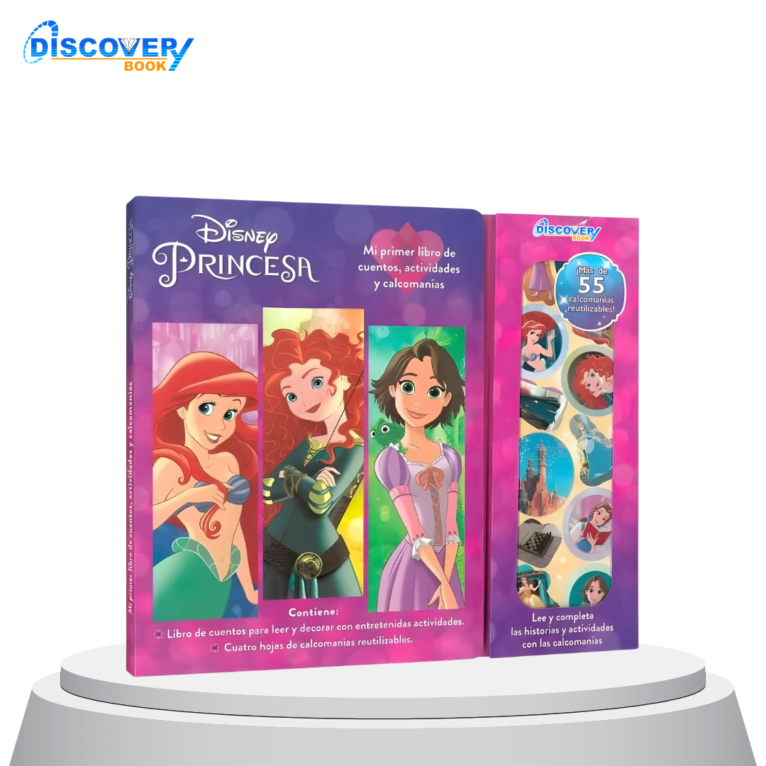 Disney Princesas Libro de Cuentos, Actividades y Calcomanías