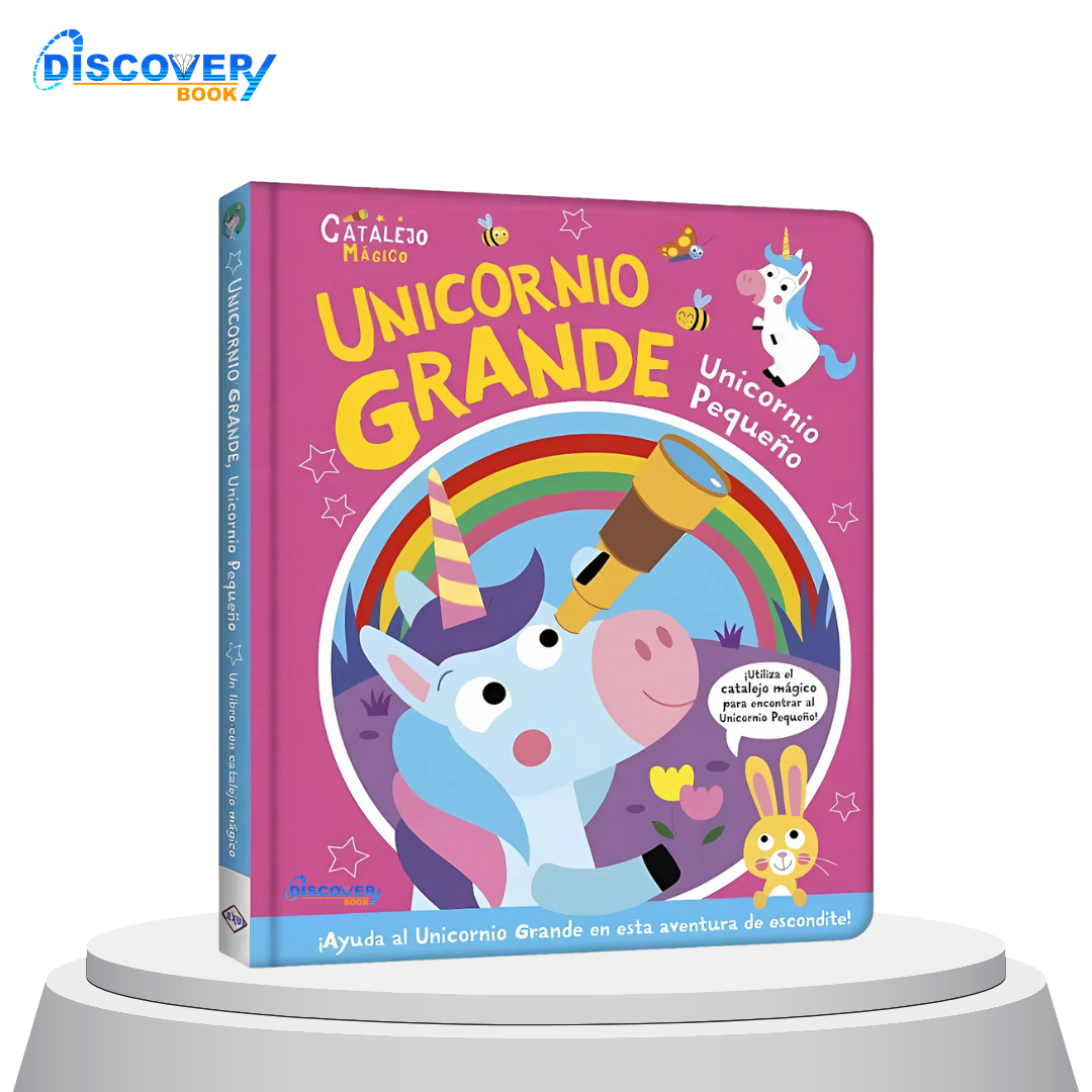 Unicornio Grande, Unicornio Pequeño- Un libro con Catalejo Mágico