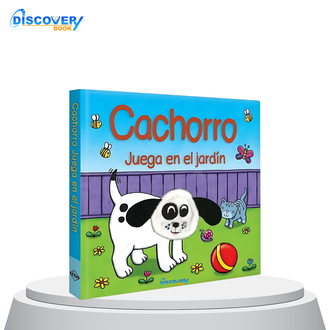 Cachorro Juega en el Jardín