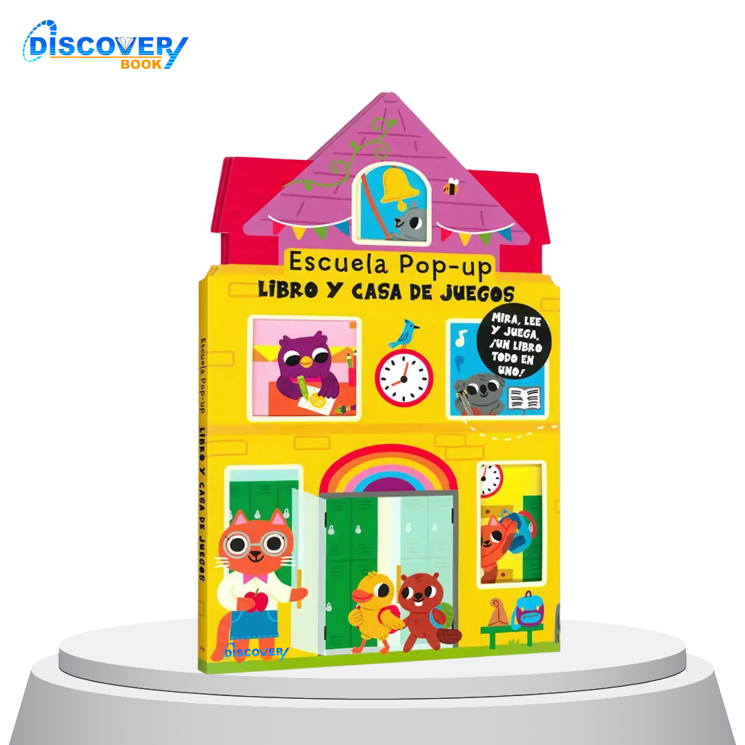 Escuela Pop Up- Libro y Casa de Juegos