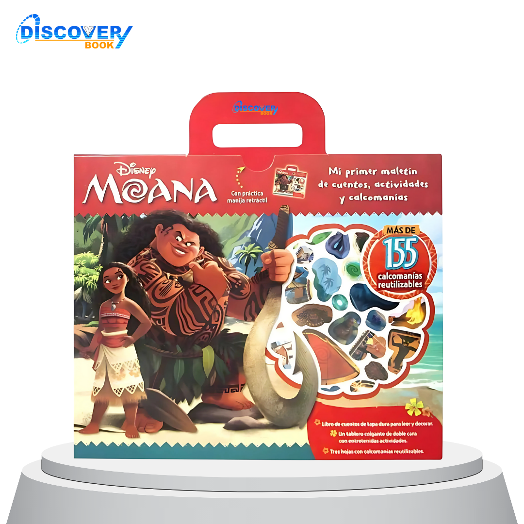Disney Moana – Maletín de Actividades y Calcamonías