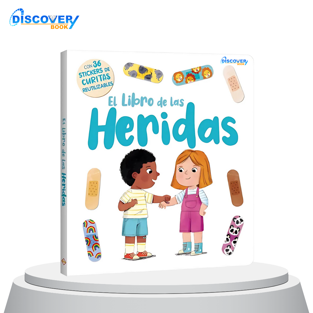 El Libro de las Heridas – con 36 curitas reutilizables