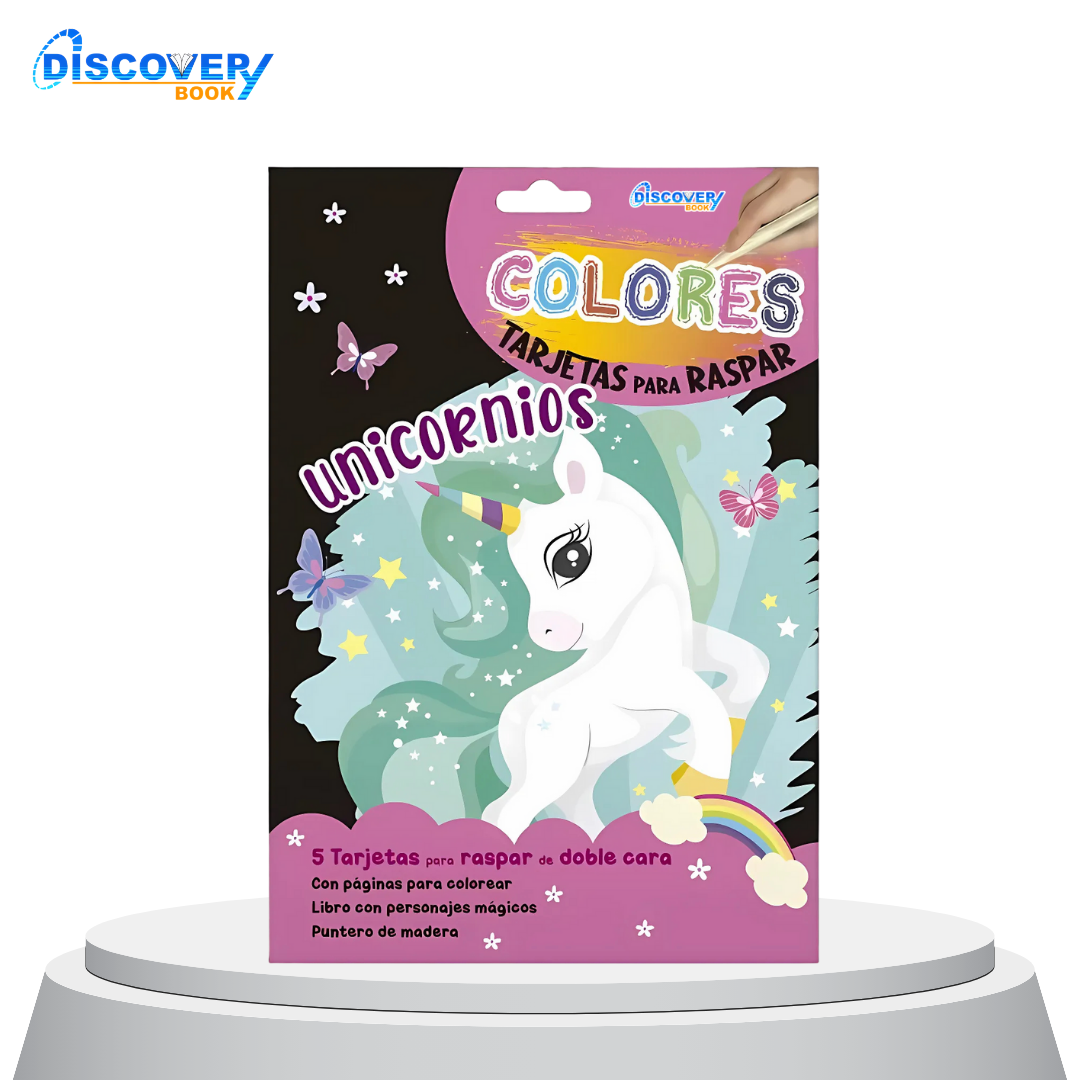 Unicornios – Tarjetas para Raspar