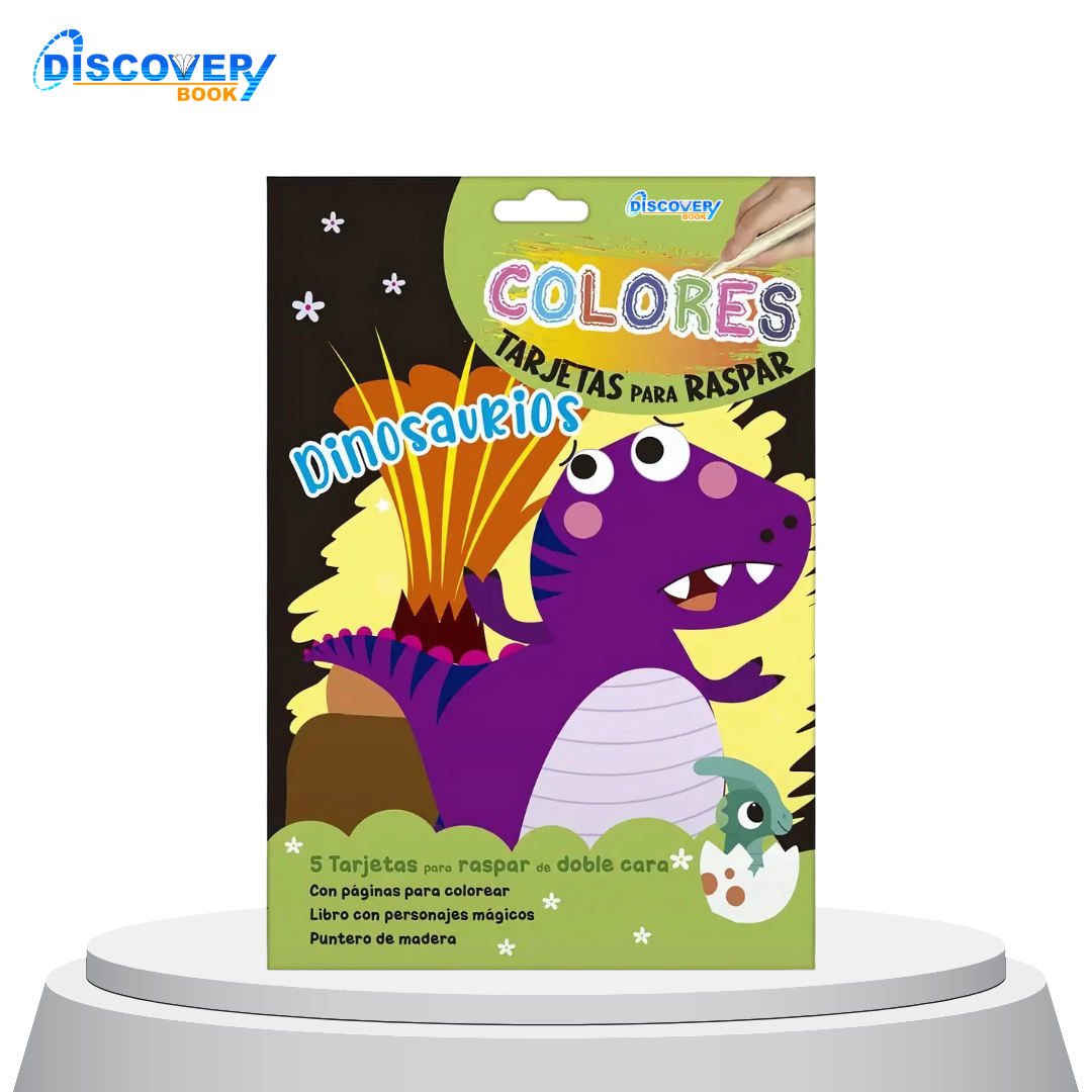 Dinosaurios – Tarjetas para Raspar