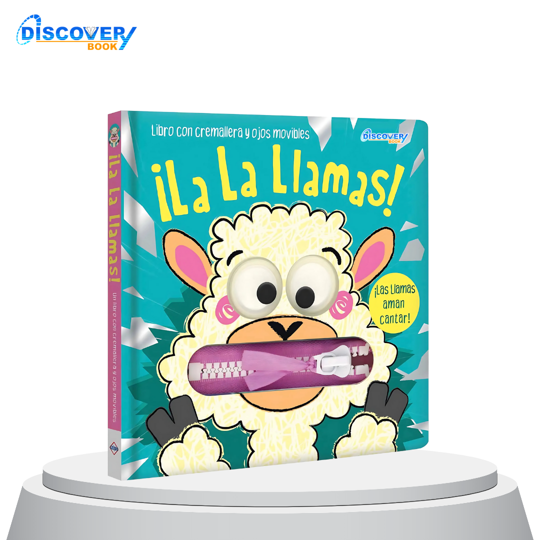 ¡La la Llamas! – Libro con Cremallera y Ojos Movibles