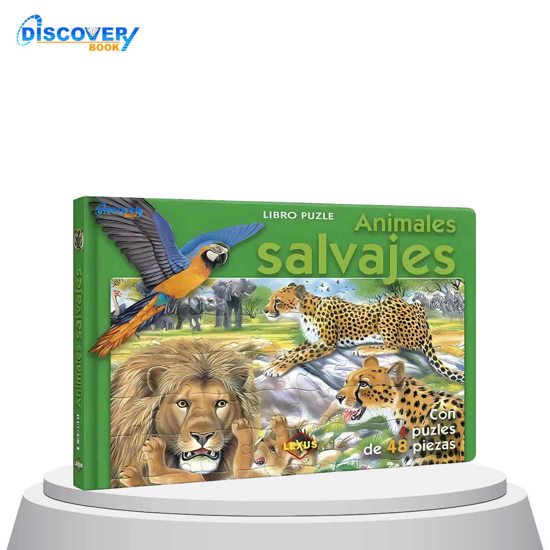 Animales Salvajes – Libro Rompecabezas