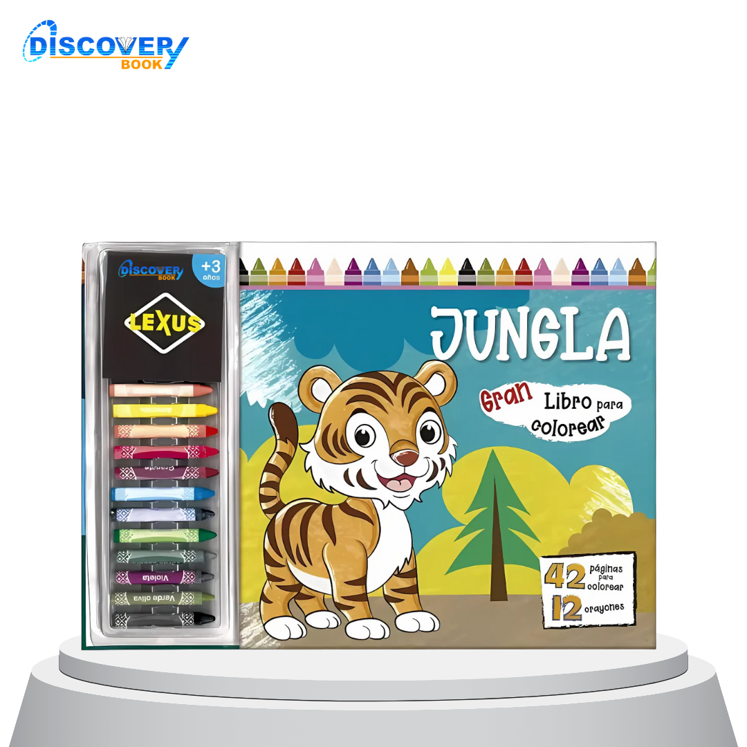Jungla – Gran libro para colorear