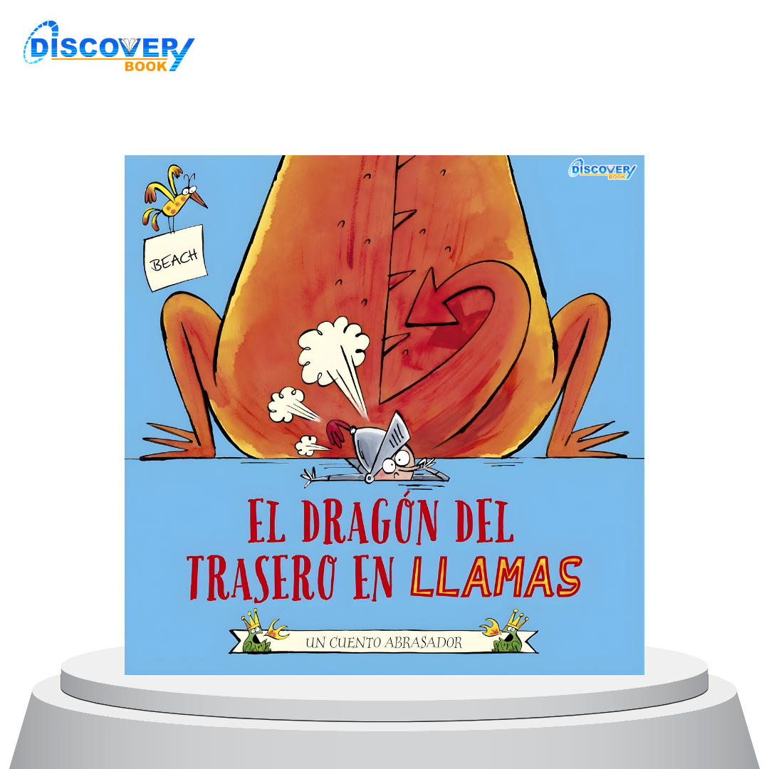 El dragón del trasero en llamas