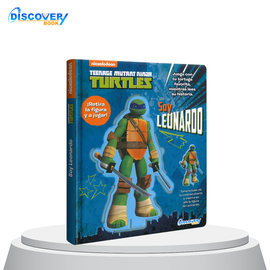 Soy Leonardo – Turtles Ninja, libro + figura base