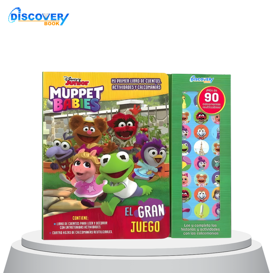 Muppet Babies El Gran Juego – Mi Primer Libro de Cuentos, Actividades y Calcomanías