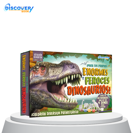 Pinta tus Propios Enormes y Feroces Dinosaurios