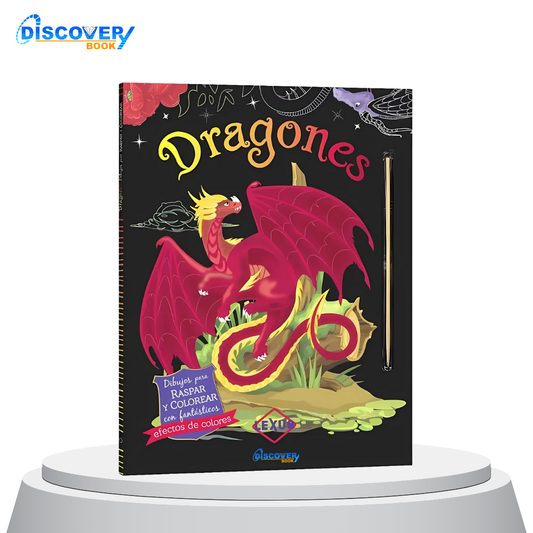 Dragones – Colección Raspar y Colorear