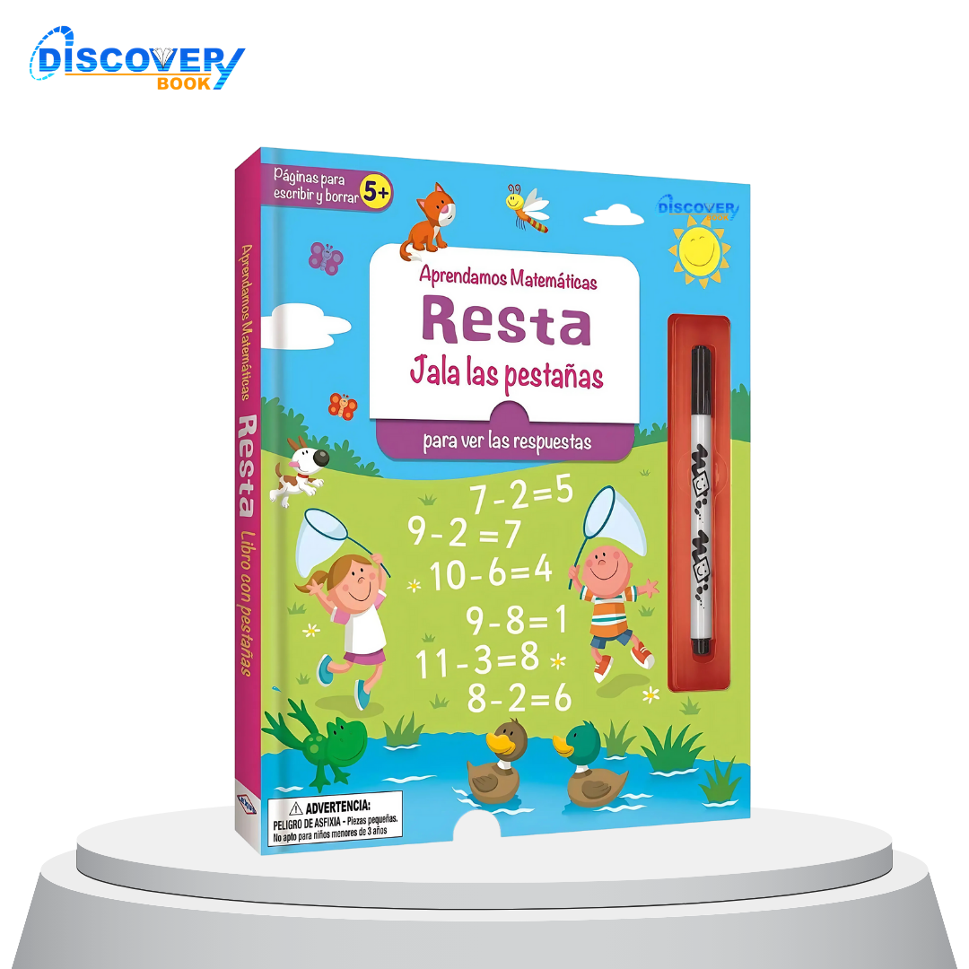 Aprendamos Matemáticas – Resta – DISCOVERY BOOK PUBLISHING SAC RUC ...