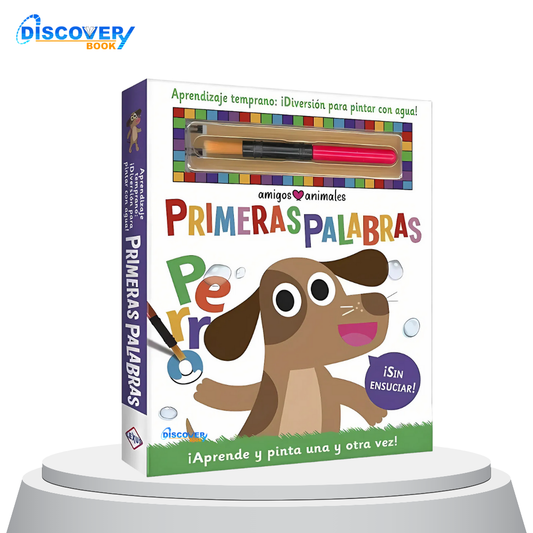 Aprendizaje Temprano¡Diversión para pintar con agua! Primeras Palabras