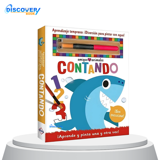 Aprendizaje Temprano¡Diversión para pintar con agua! Contando