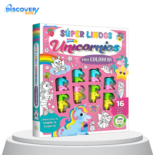 Súper lindos Unicornios para Colorear