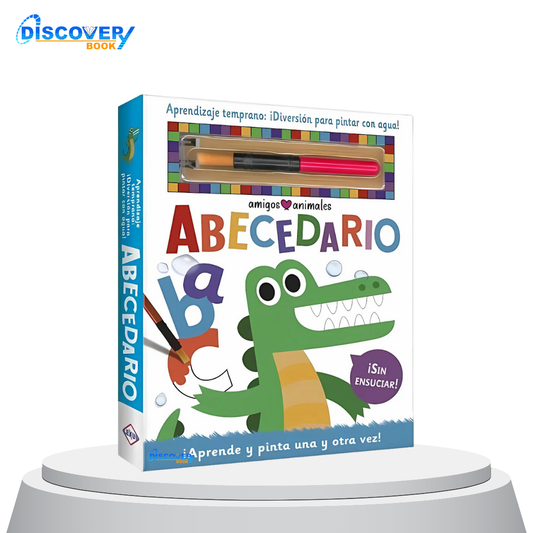 Aprendizaje Temprano¡Diversión para pintar con agua! Abecedario