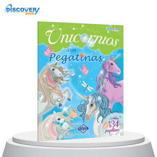 Unicornios con pegatinas