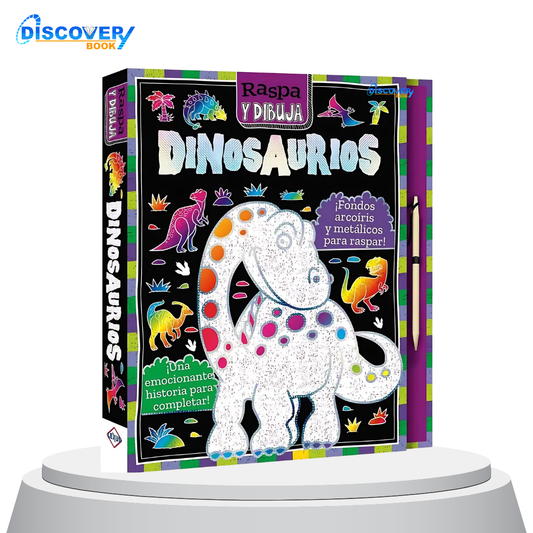 Raspa y Dibuja-Dinosaurios