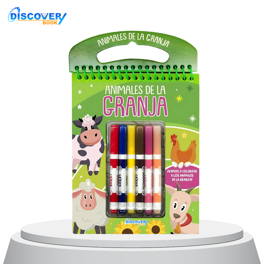 Animales de la Granja, Vamos a Colorear
