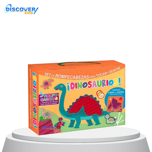 Set de Rompecabezas Para Tocar y Sentir ¡Dinosaurios!