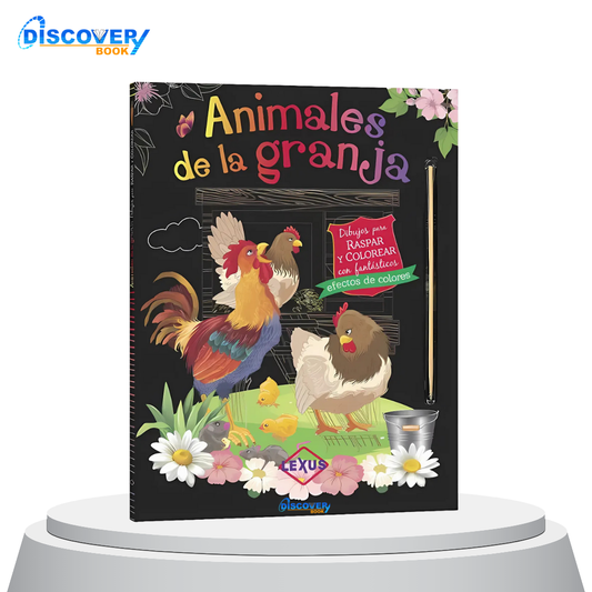 Animales de la Granja – Colección Raspar y Colorear