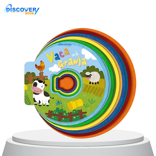 Vaca en la Granja – Libro de Fieltro
