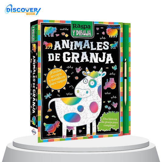 Raspa y Dibuja- Animales de la Granja