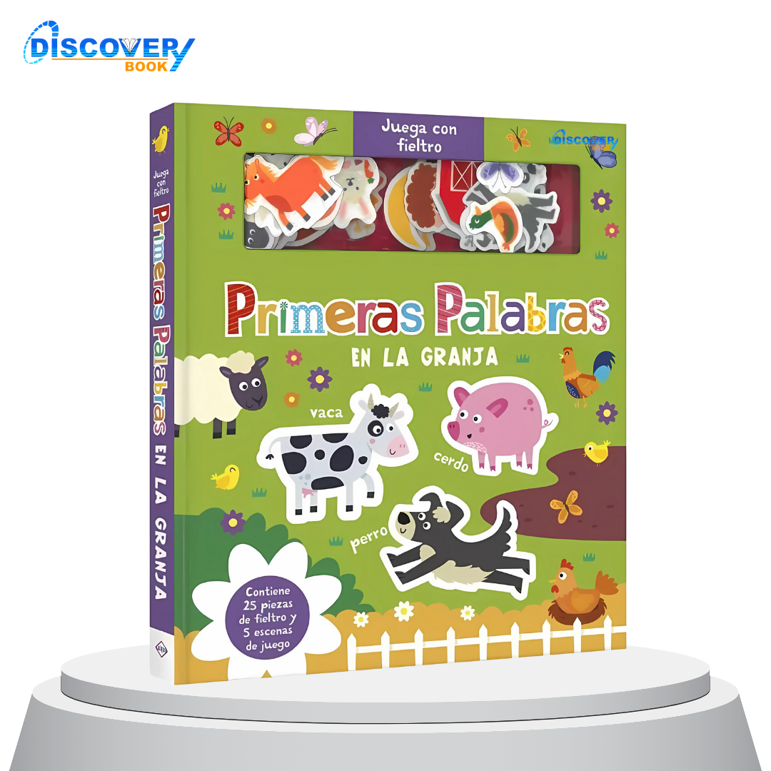 Juega con Fieltro-Primeras palabras en la Granja