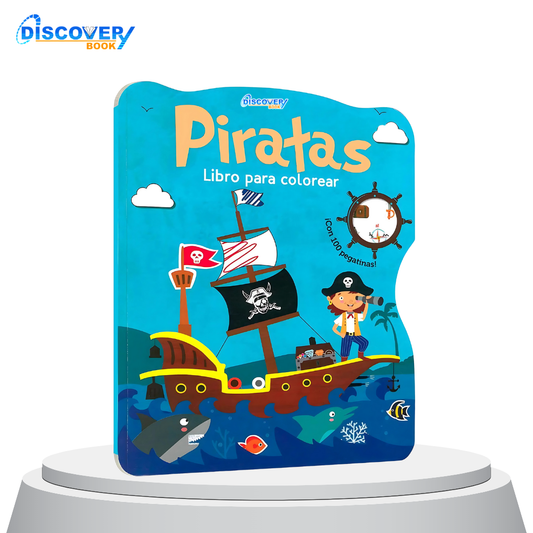 Piratas - Libro para colorear