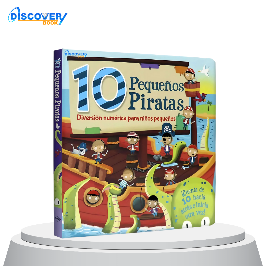 10 Pequeños Piratas Diversión Numérica