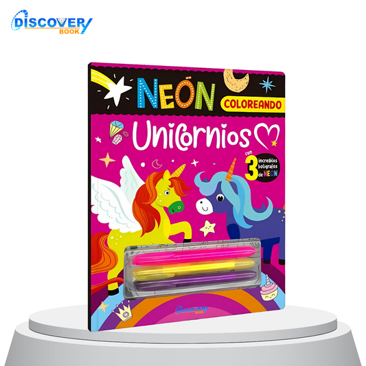 Unicornios – Neón Coloreando